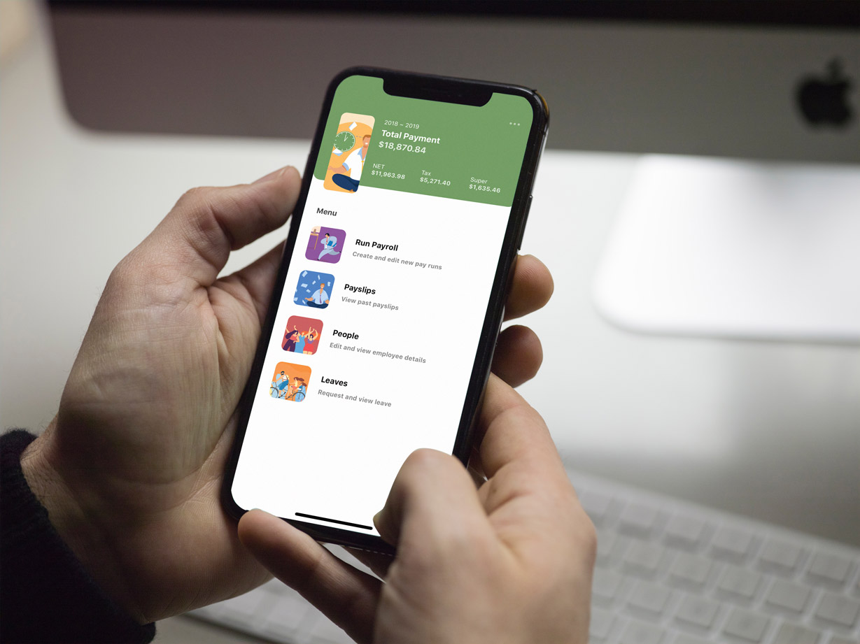 New Payroller mobile phone app