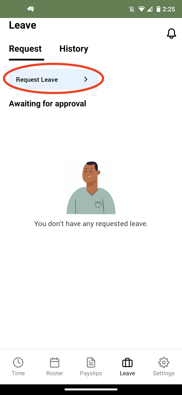 Employee app - How to request leave for employees - 2