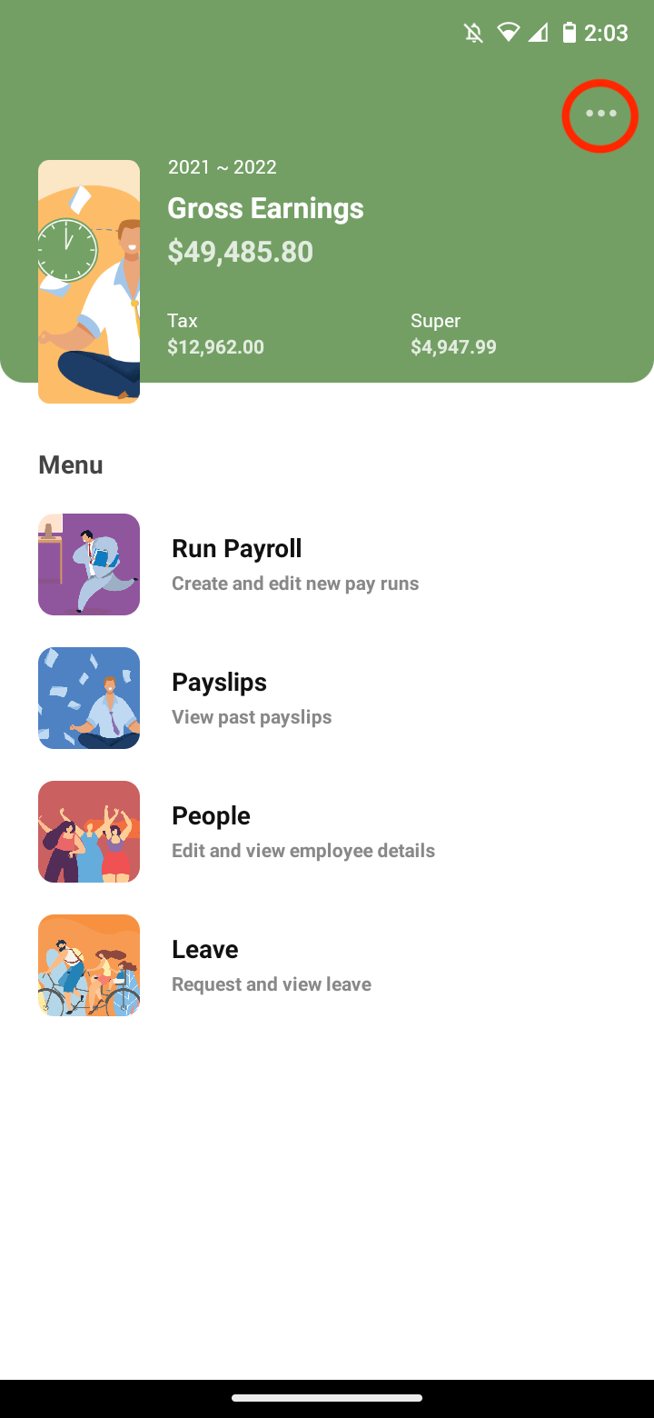 Payroller Mobile App - How to allow your employees to accumulate long service leave on the Payroller mobile app - 1