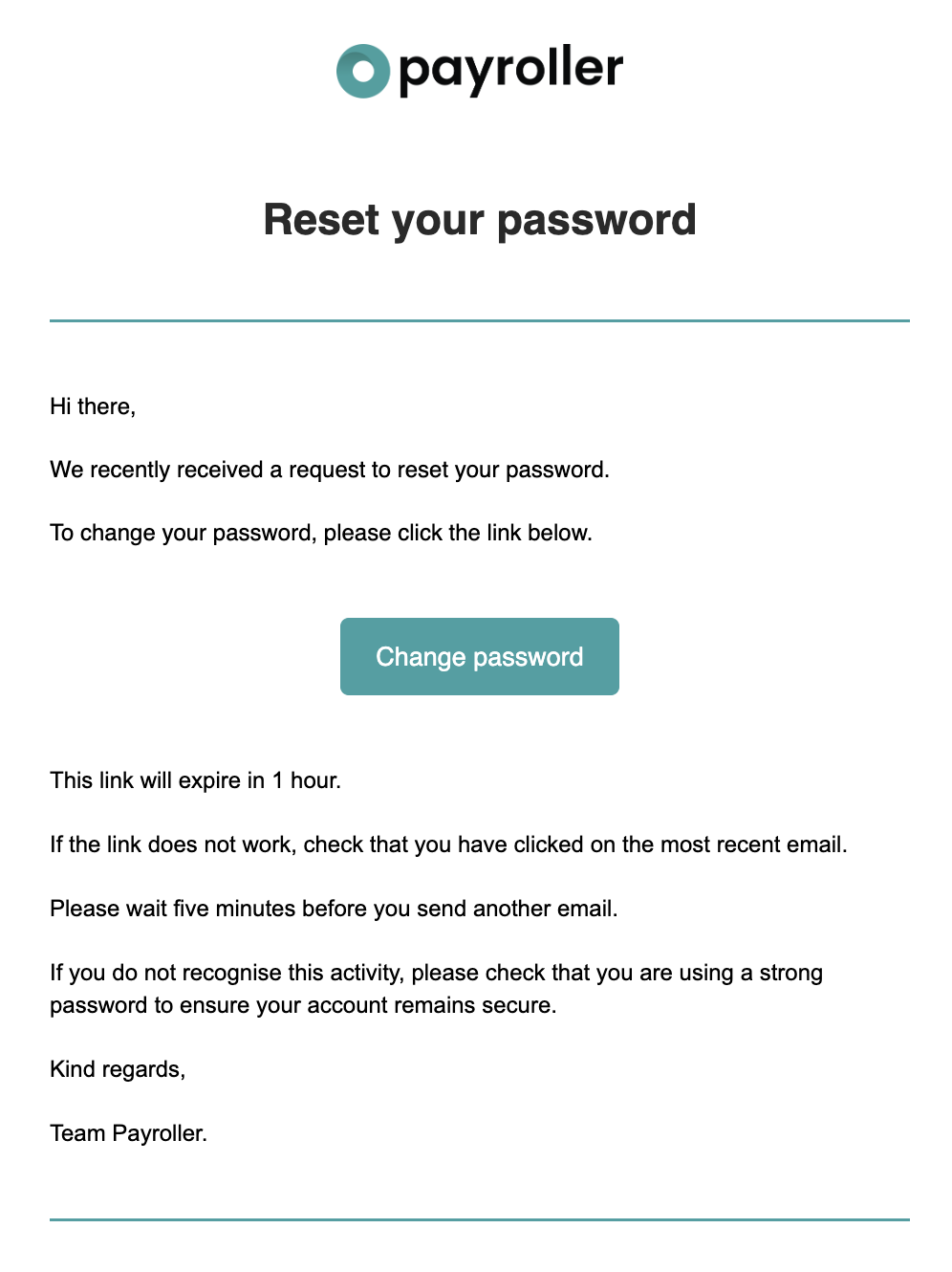 Accessing your account - Resetting your password - 4