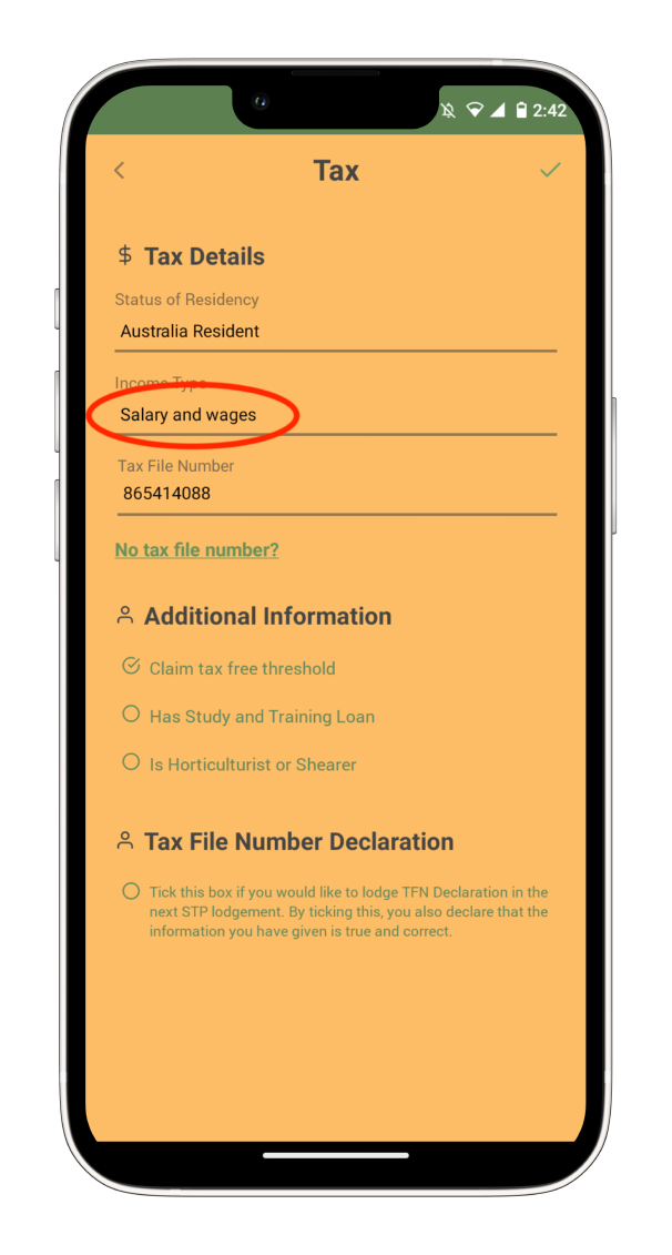 Payroller Mobile App - How to indicate that your employee is a closely held payee on the Payroller mobile app - 5