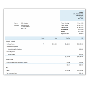 Free Payslip Templates For Small Businesses | Payroller