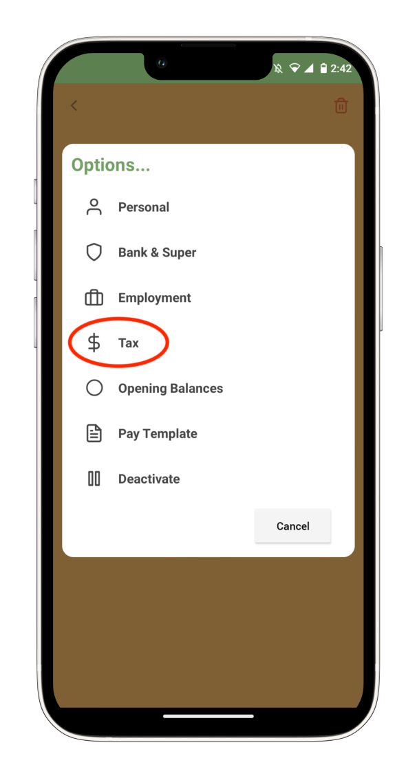 Payroller Mobile App - How to indicate that your employee is a closely held payee on the Payroller mobile app - 4