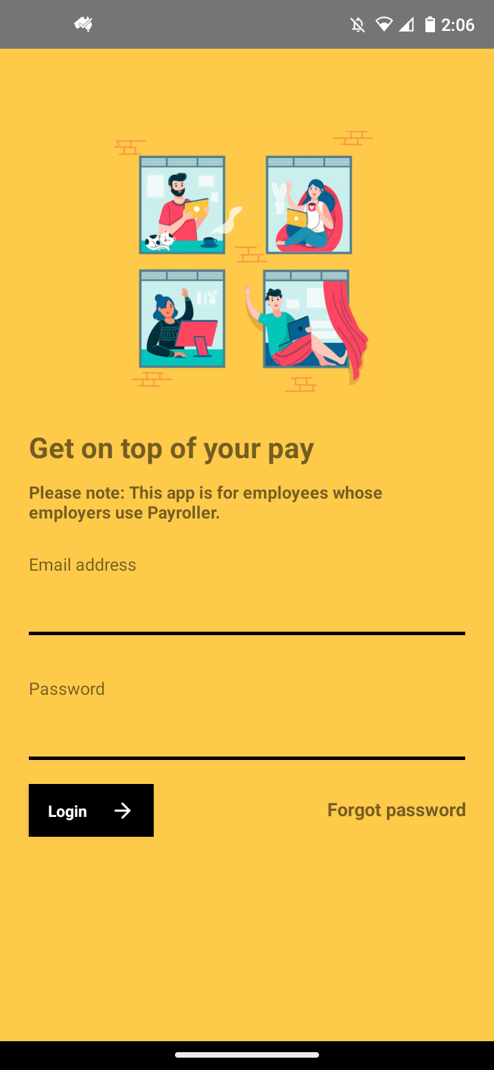 Employee app - How to create an employee account on the Payroller employee app - 4