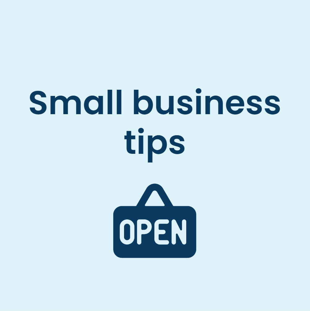 Small business tips