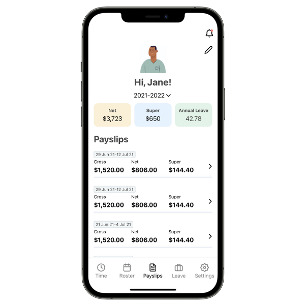 Payroller employee app