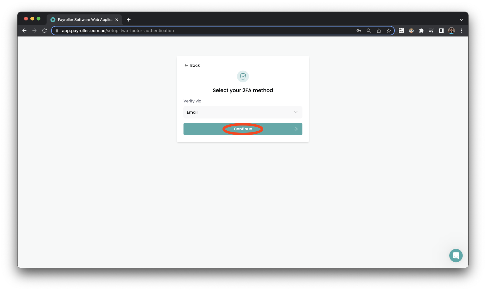 Accessing your account - Two Factor Authentication 2FA - 5