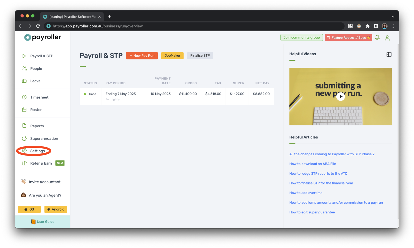 Single Touch Payroll Guide - Business Management Software (BMS) ID - 1