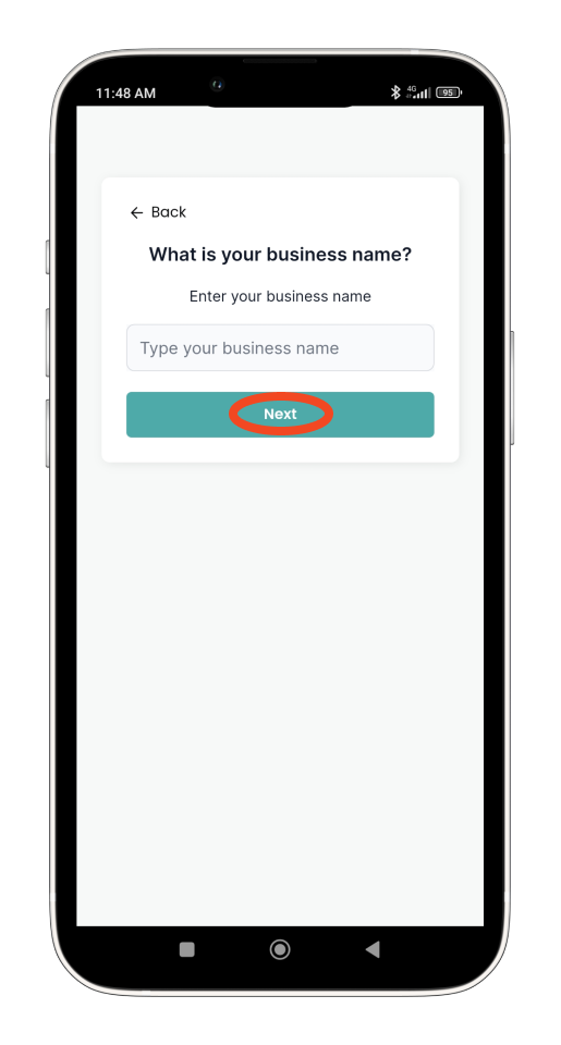 Timesheets and rostering - How to sign up for an account on the Timesheets and Rosters Mobile App - 4