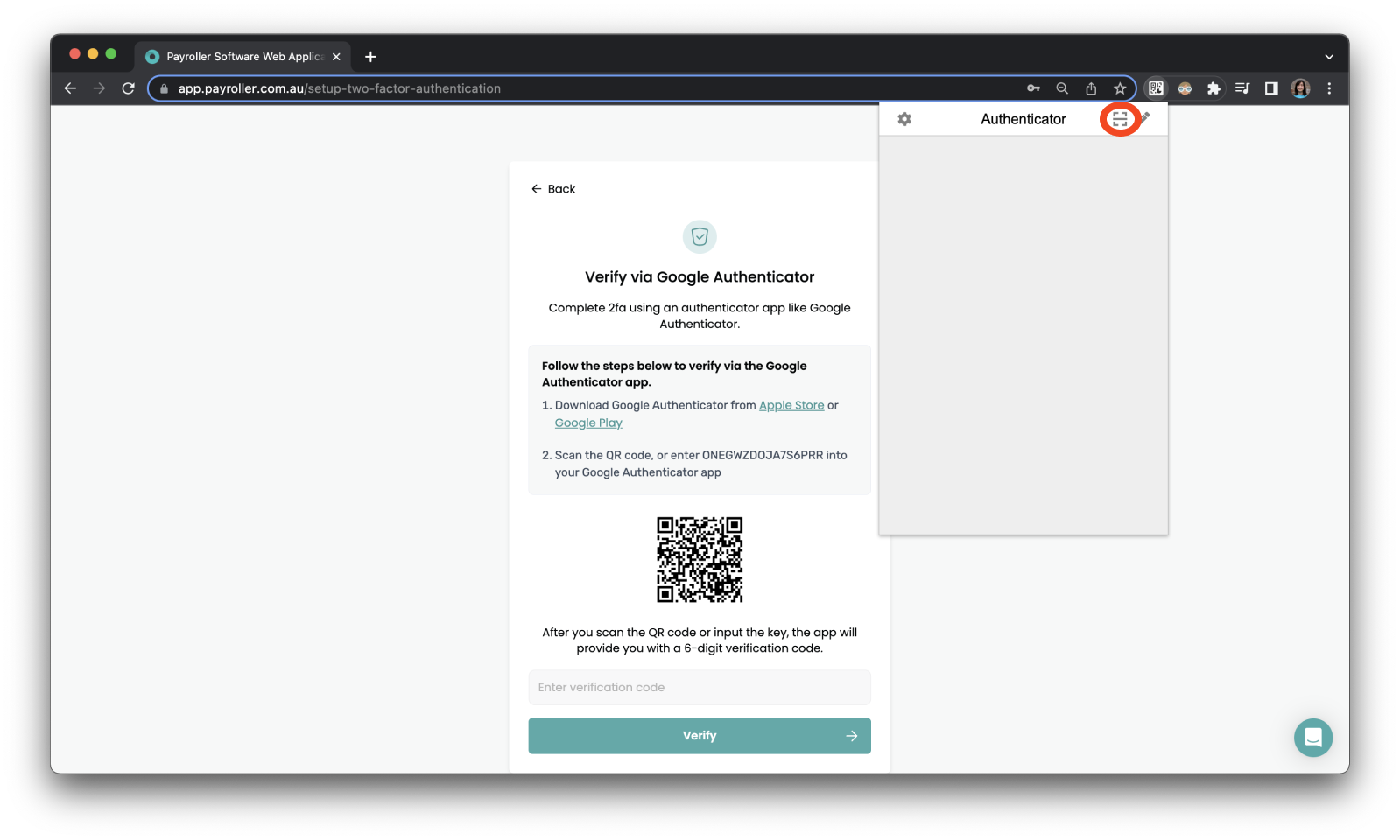 Accessing your account - Two Factor Authentication 2FA - 14