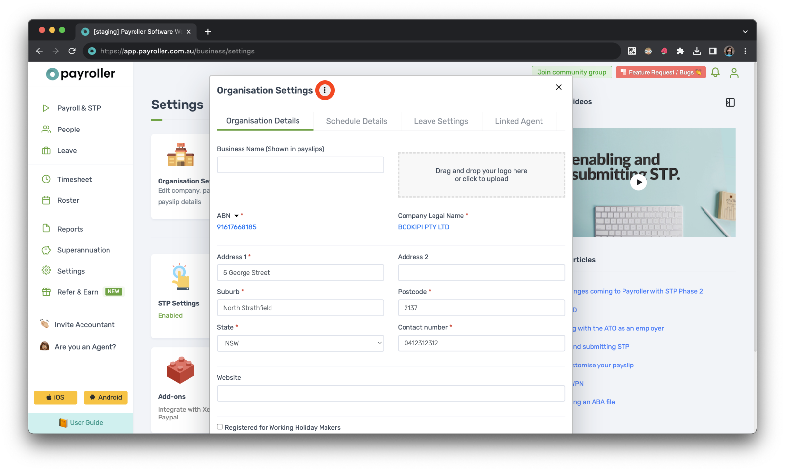 Agent Account - Changing your employer account to an Agent Account - 3
