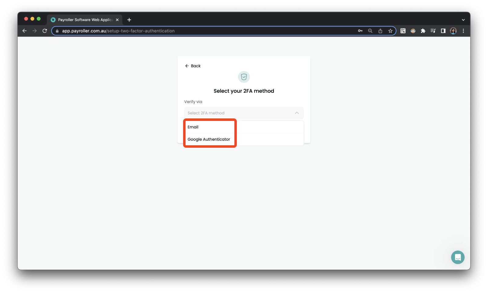 Accessing your account - Two Factor Authentication 2FA - 4