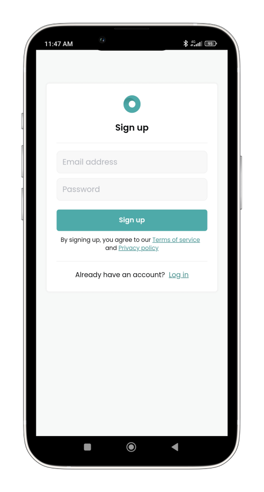 Timesheets and rostering - How to sign up for an account on the Timesheets and Rosters Mobile App - 3