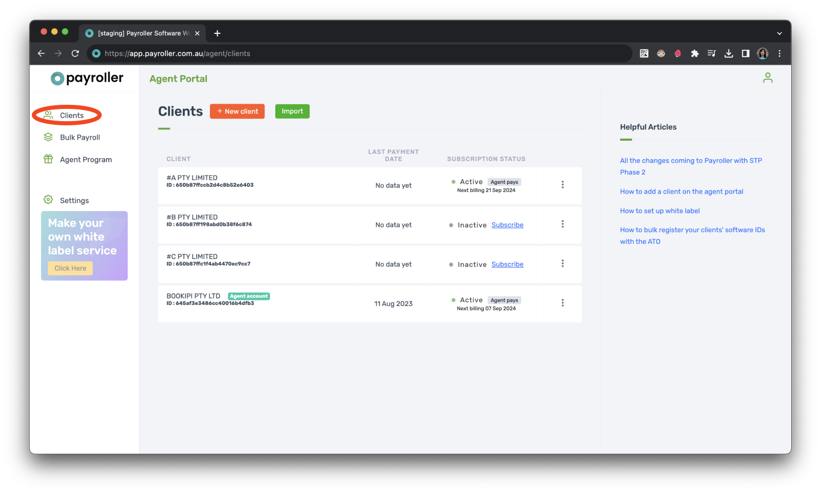 Agent Account - Agent Portal - 2
