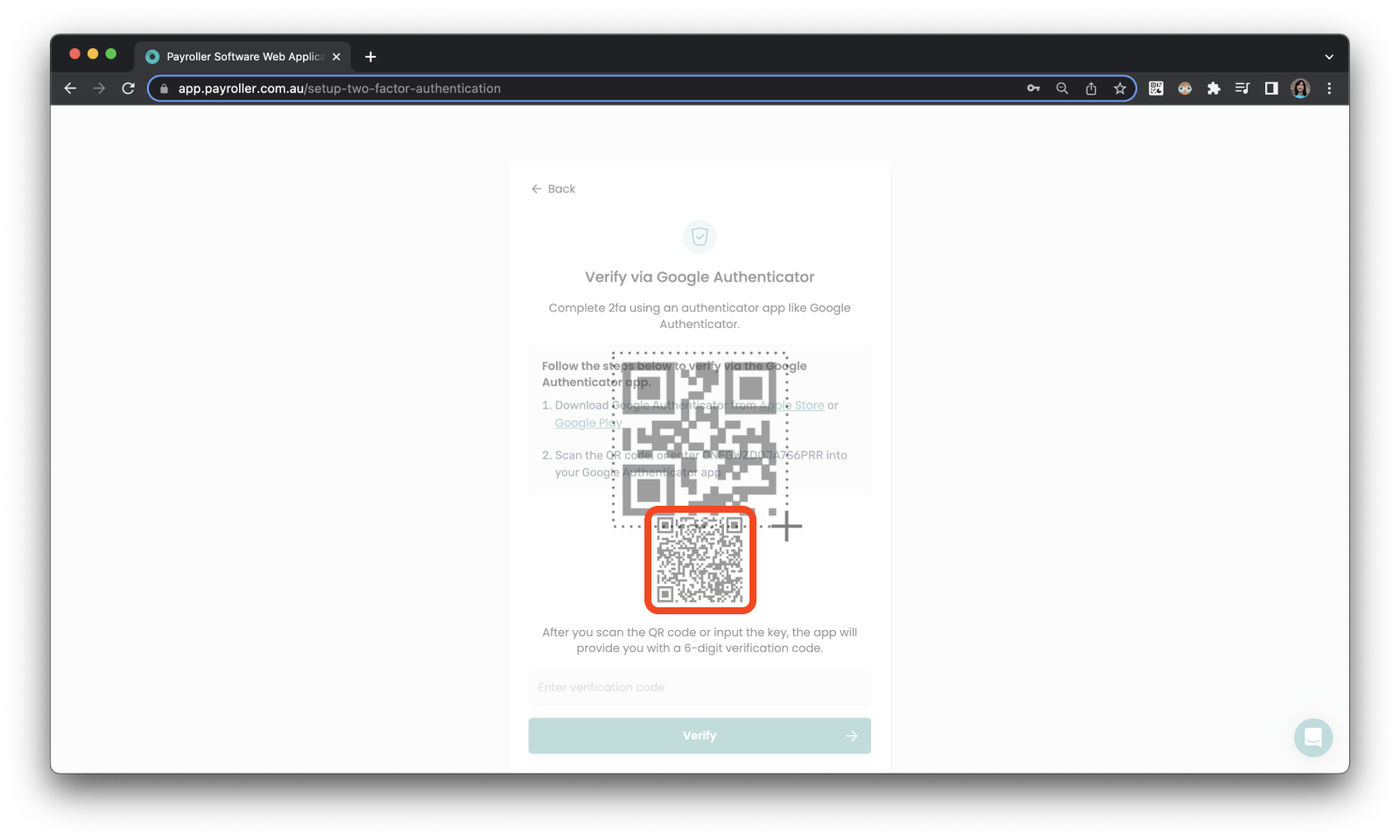 Accessing your account - Two Factor Authentication 2FA - 15