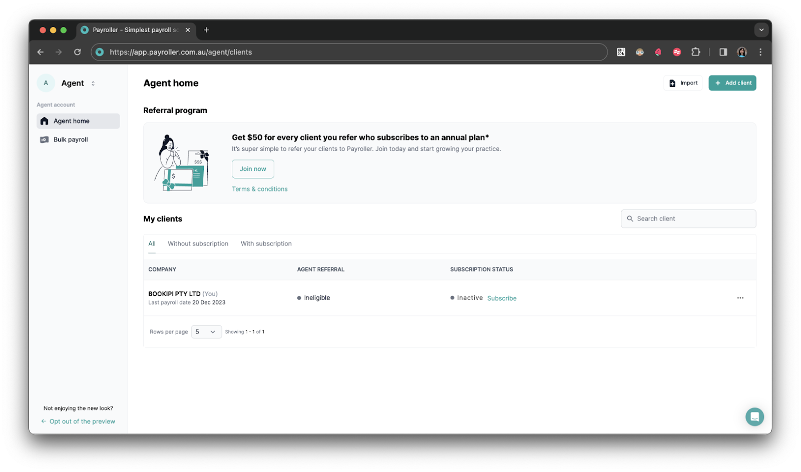 Agent Account - Changing your employer account to an Agent Account - 8
