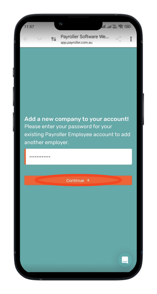 Employee app - How to switch companies for employees on the employee app - 2