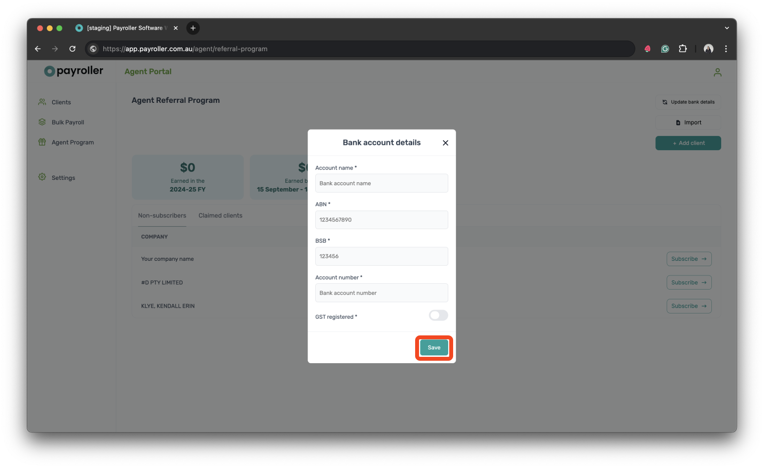Uncategorized - How to add/update your bank details to receive your agent referral bonus - 3