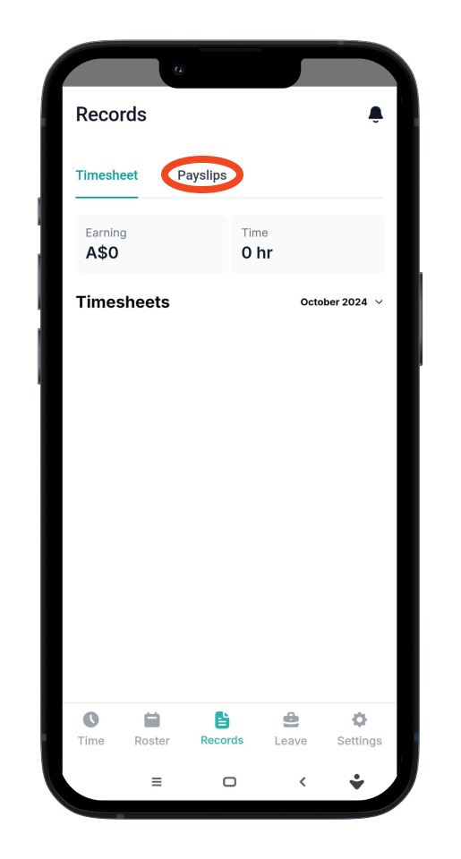 Employee app - How to view your payslips for employees - 2