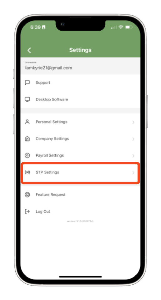 Uncategorized - How to view your software ID on the Payroller mobile app - 2
