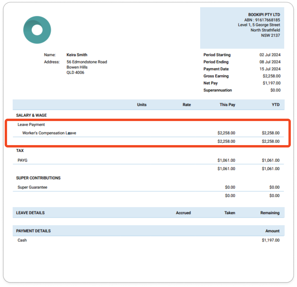 STP phase 2 - How to add worker's compensation - 12