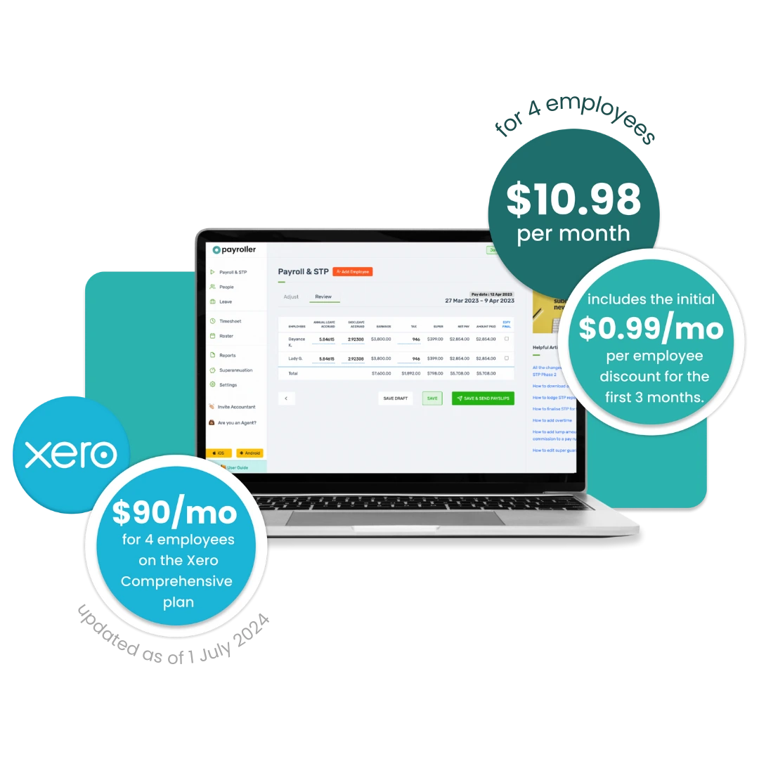 Payroller is the best Xero alternative for small businesses