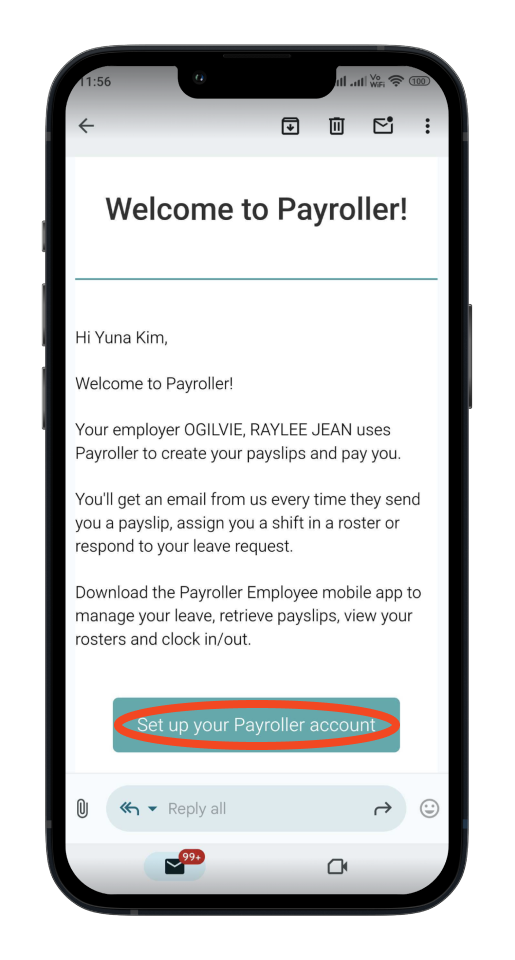 Employee app - How to switch companies for employees on the employee app - 1