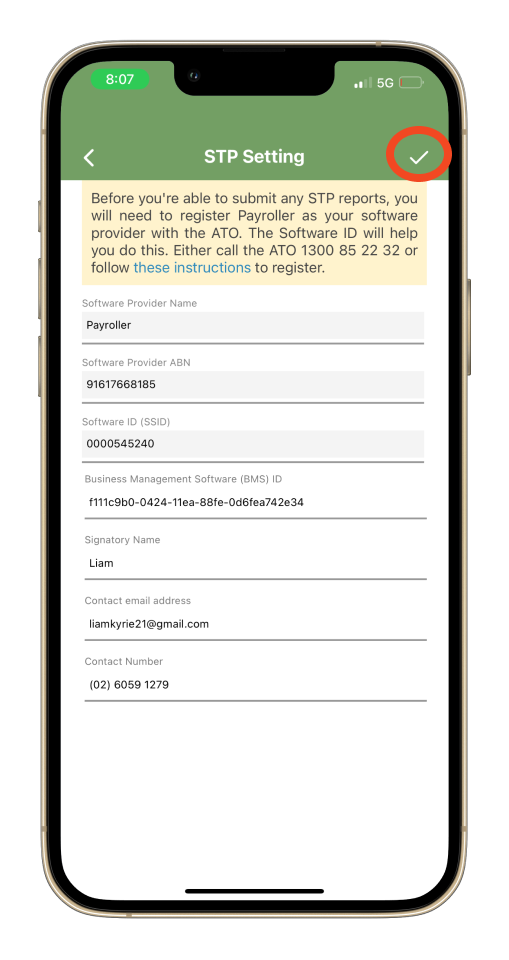 Uncategorized - How to enable STP on the Payroller mobile app - 4