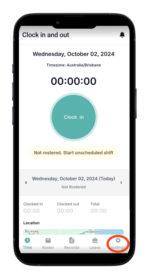 Employee app - How to switch companies for employees on the employee app - 4