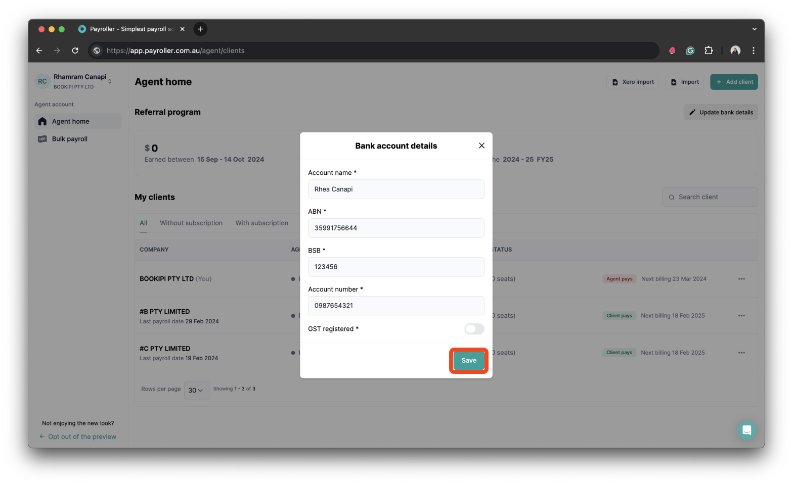 Uncategorized - How to add/update your bank details to receive your agent referral bonus - 5