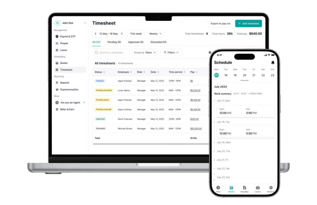 Timesheets - Payroller