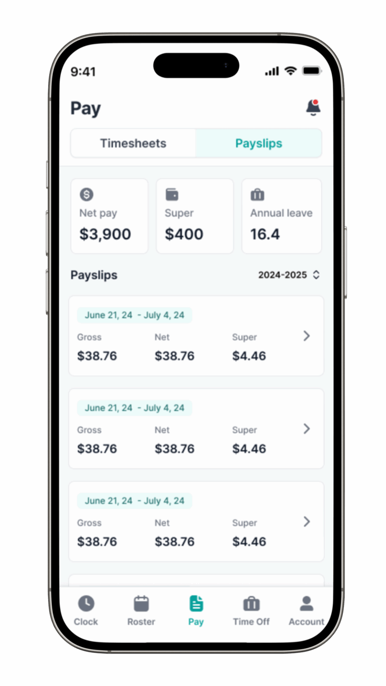 Employee app - Payroller