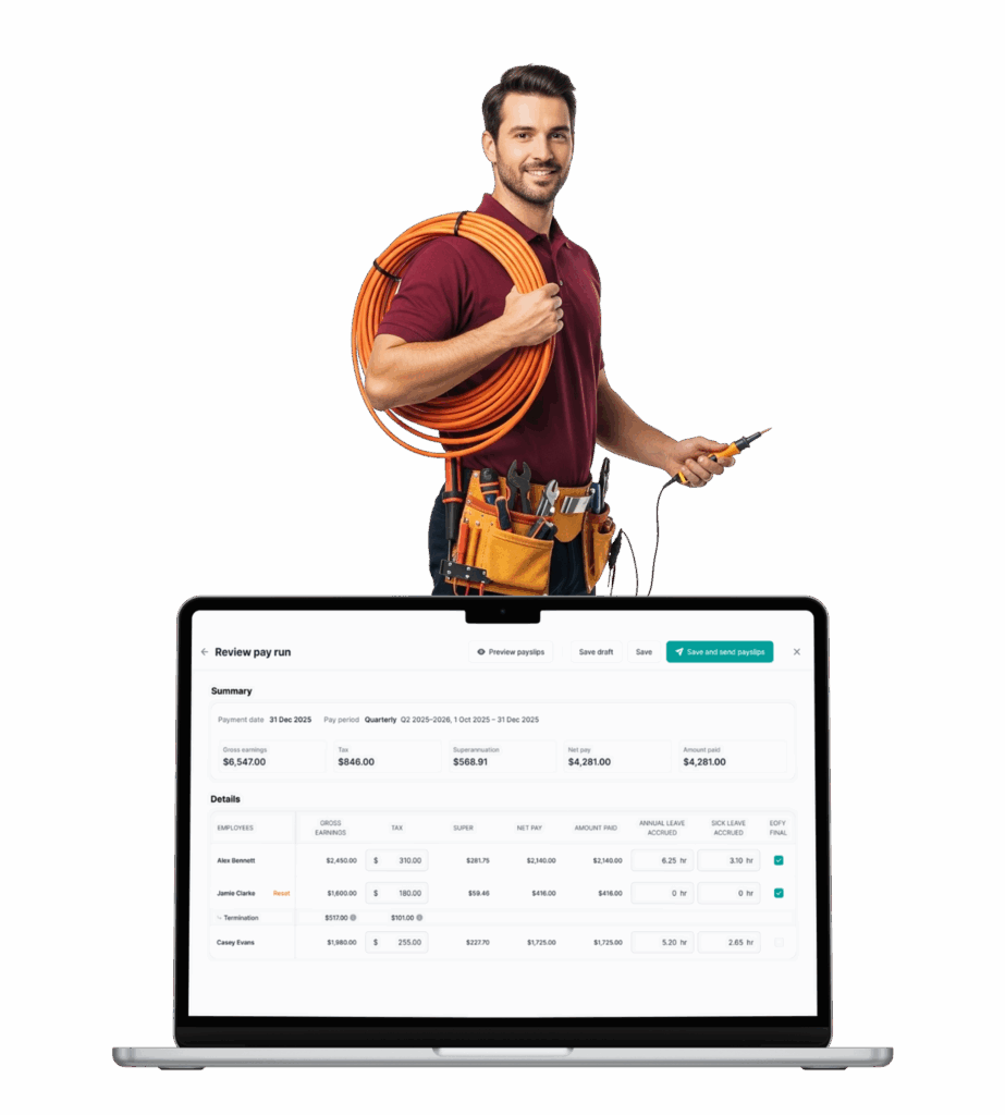 Pay electricians on time