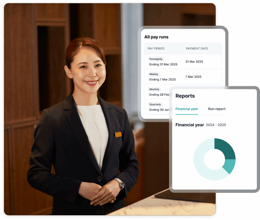 Payroll for hotels, motels and accommodation