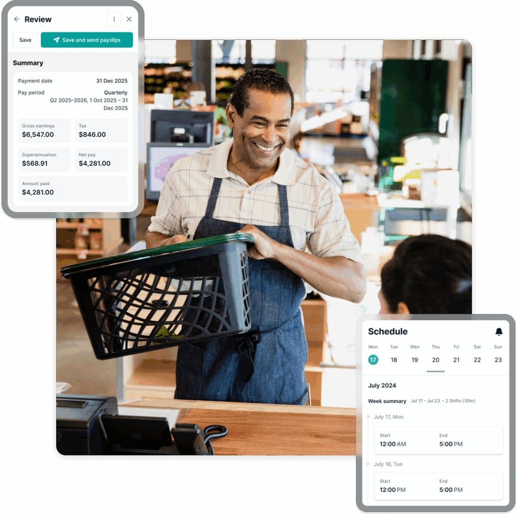 Payroll for retail stores and shops