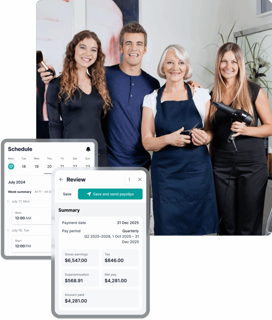 Payroll for spa and beauty salons
