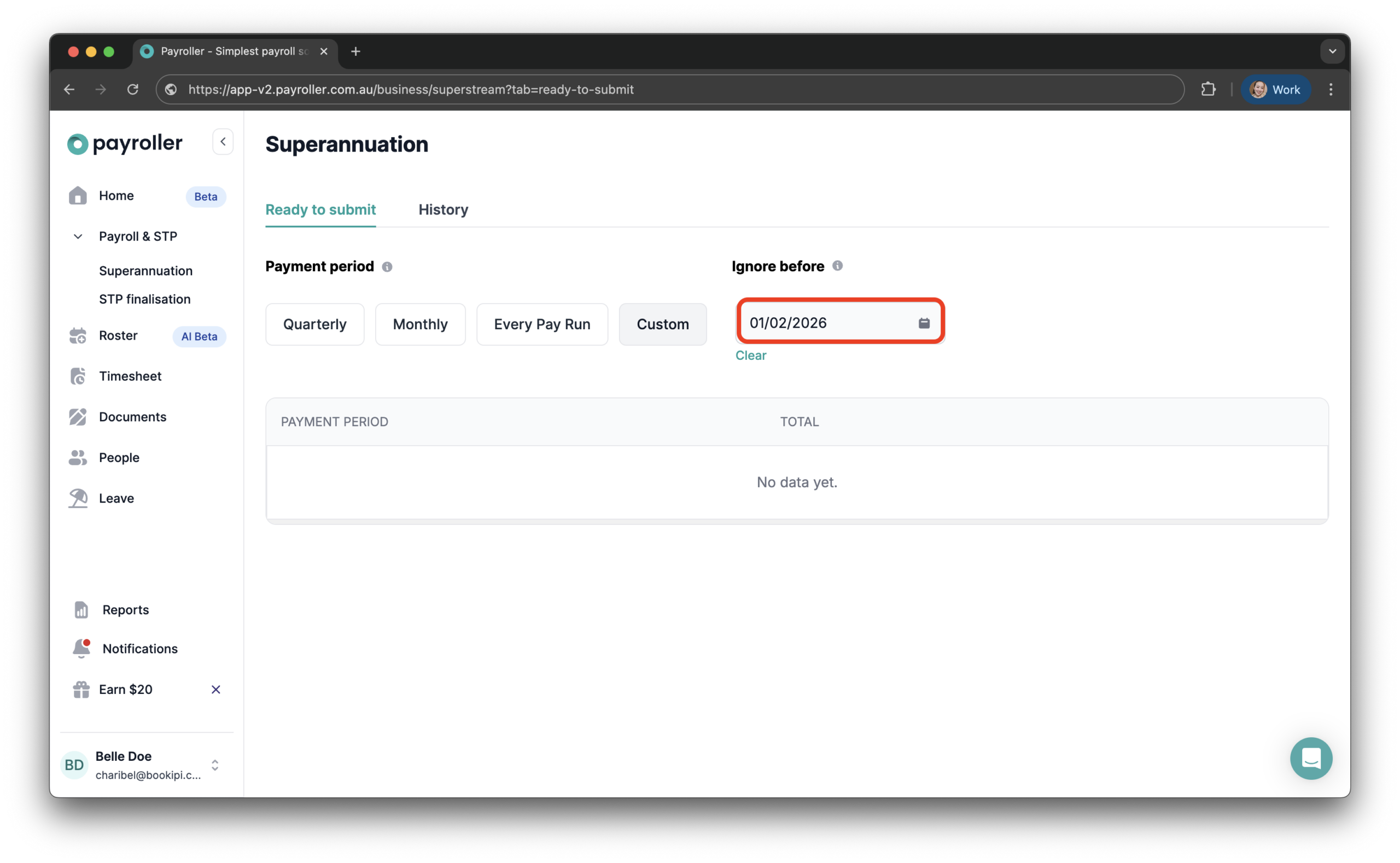 Superannuation Resources - How to ignore a super batch from SuperStream - 6