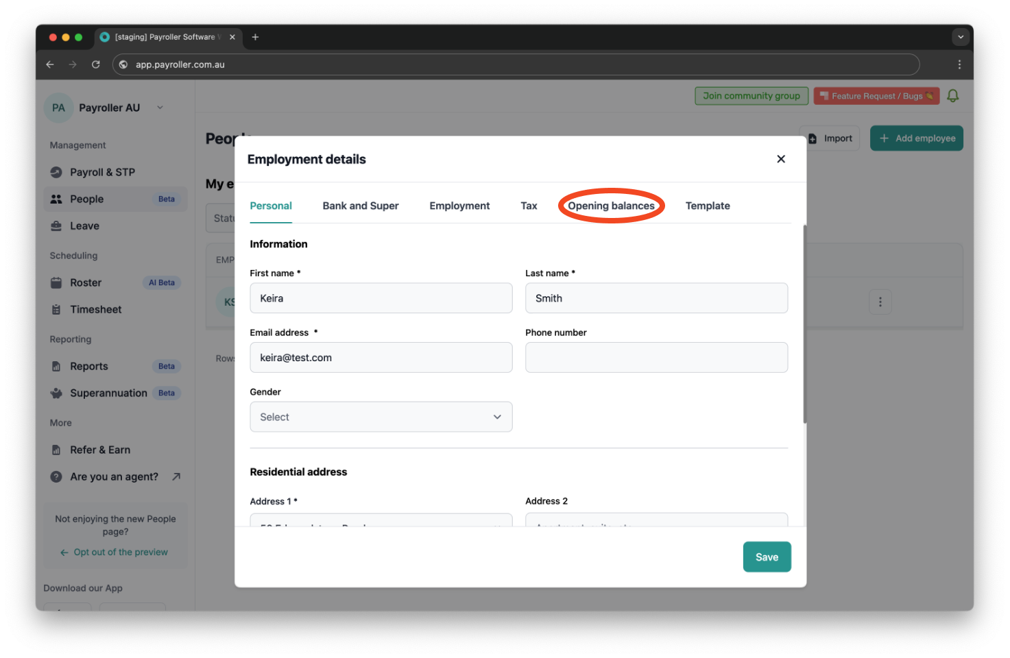 Payroller functions - Long Service Leave - 13