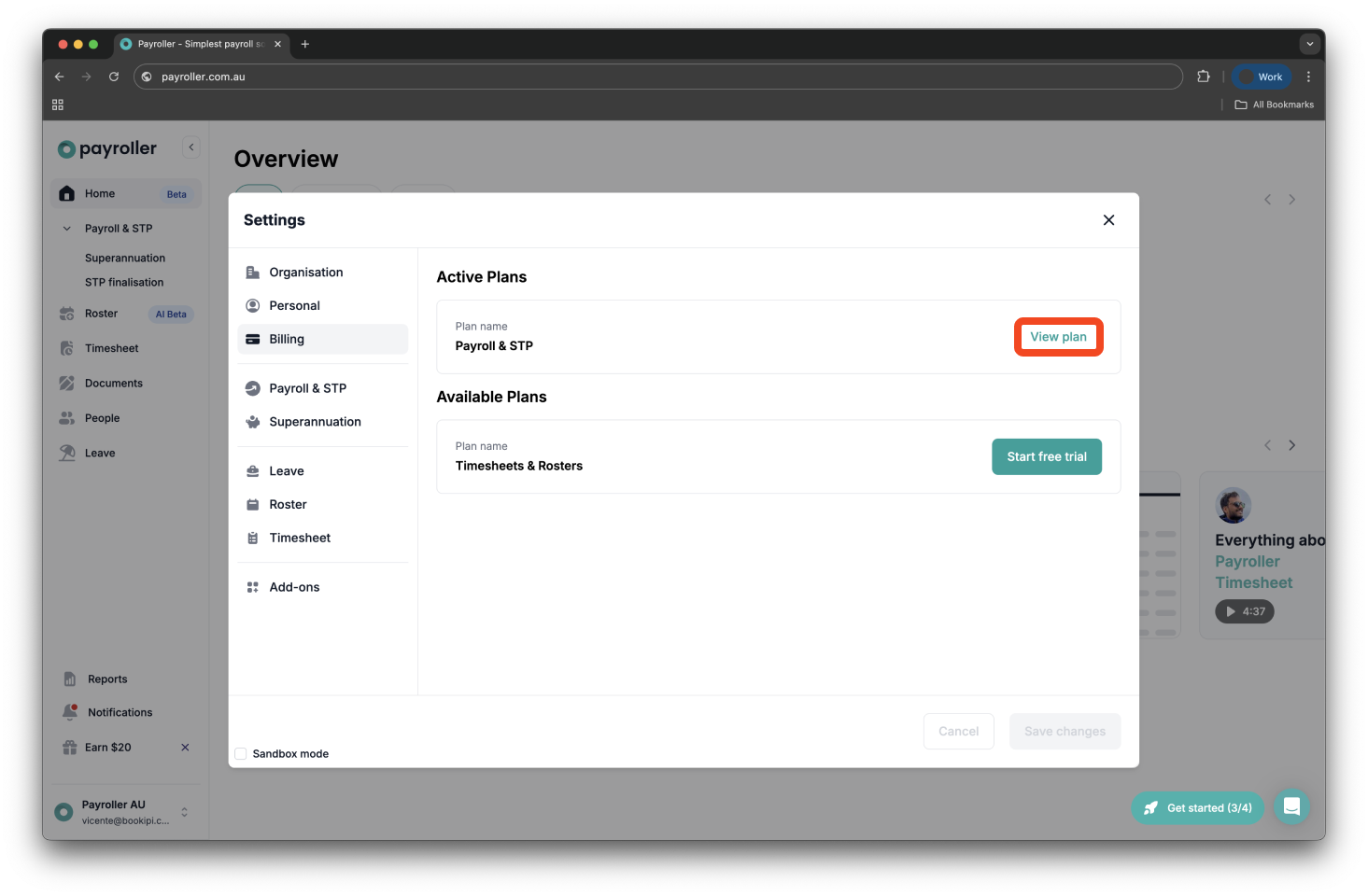 Payroller Employer Subscriptions - Cancelling your subscription as an employer - 4