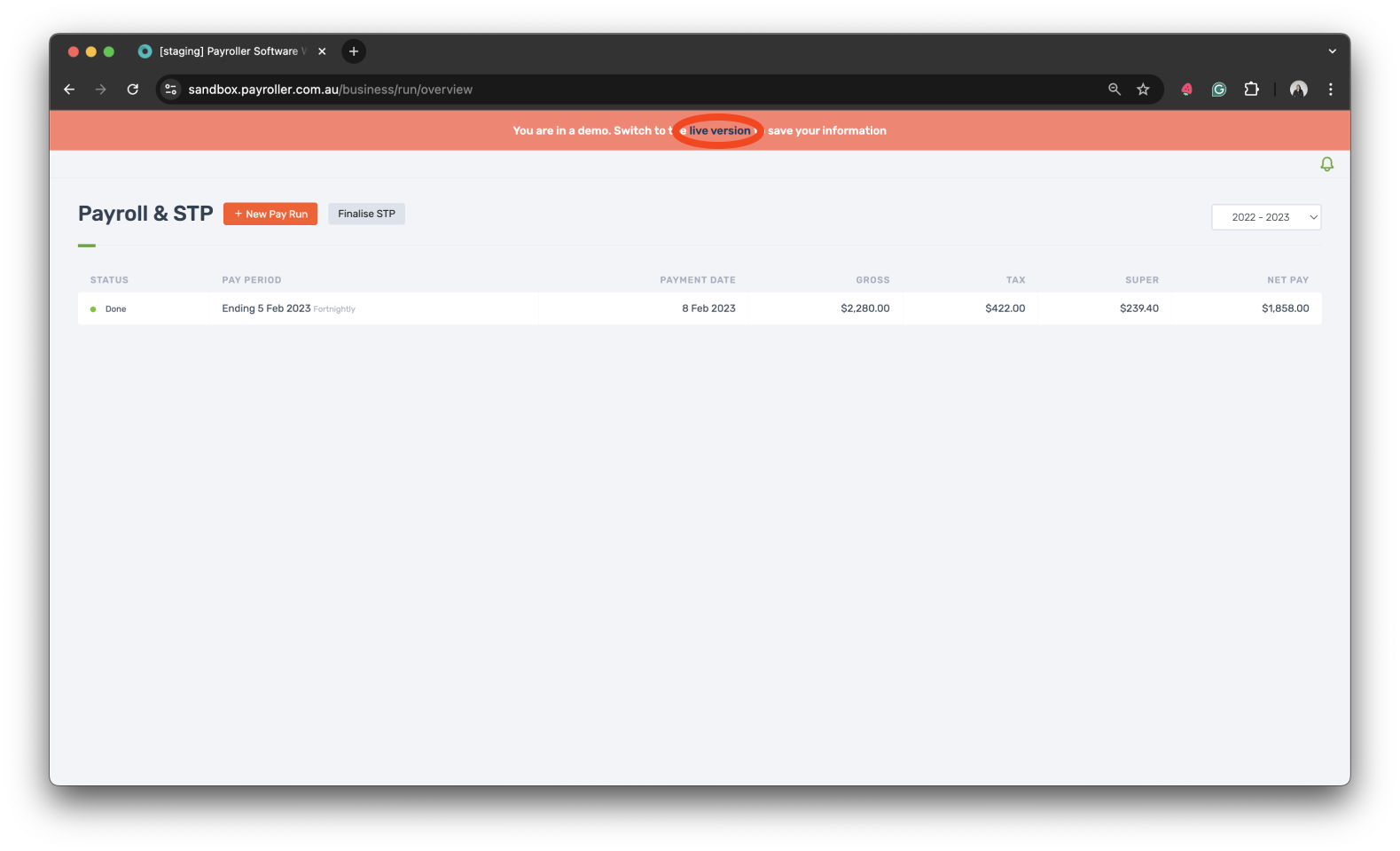 Quick Overview - Try Payroller using our Demo Version - 8