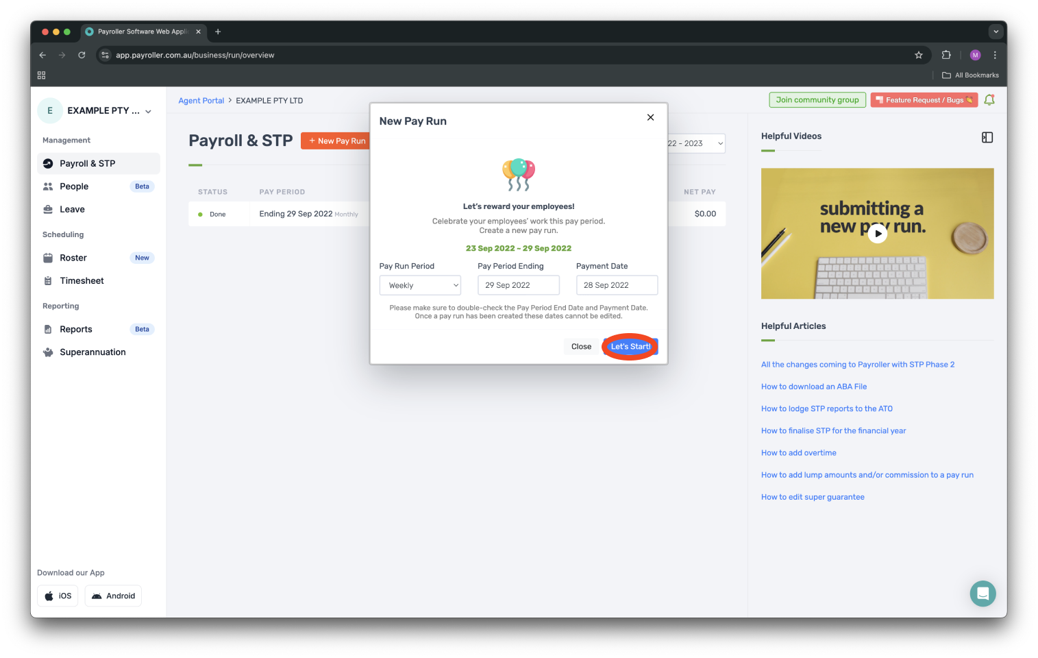 Single Touch Payroll Guide - Branch Number - 18