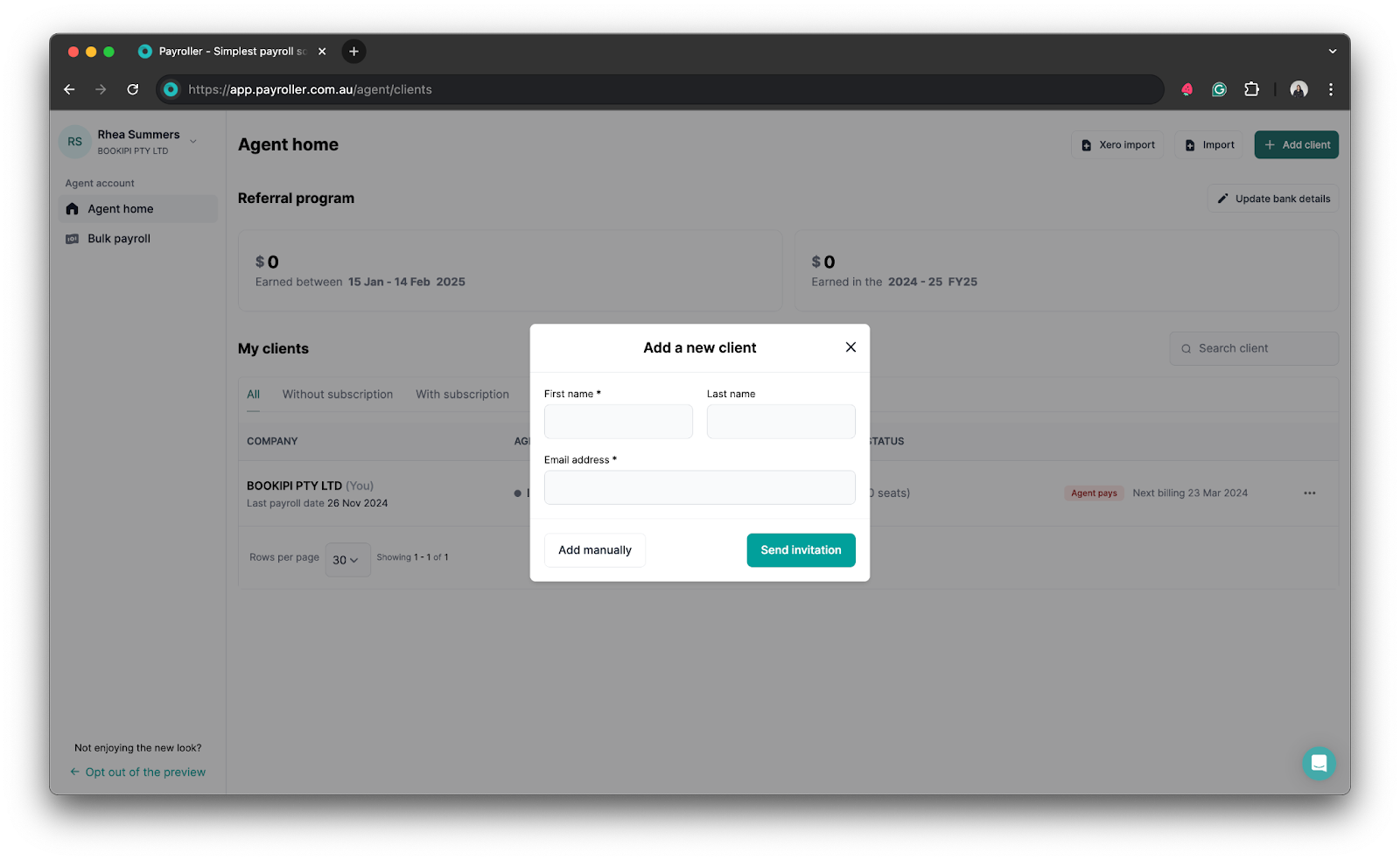 Quick Overview - Adding clients as agents - 20