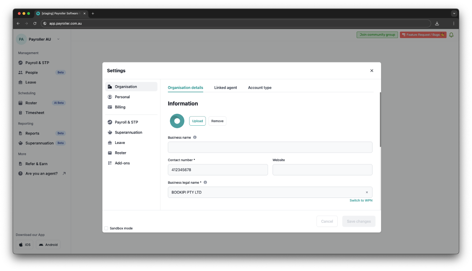 Payroller settings - How to add a logo to your payslips - 4