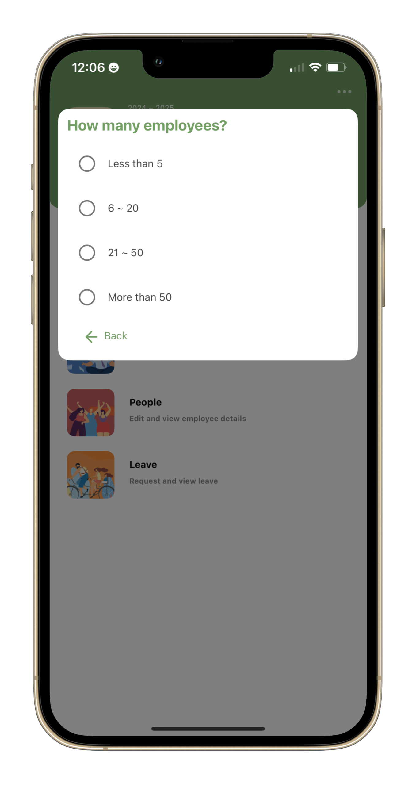 Payroller Mobile App - How to create an account on the Payroller mobile app - 7