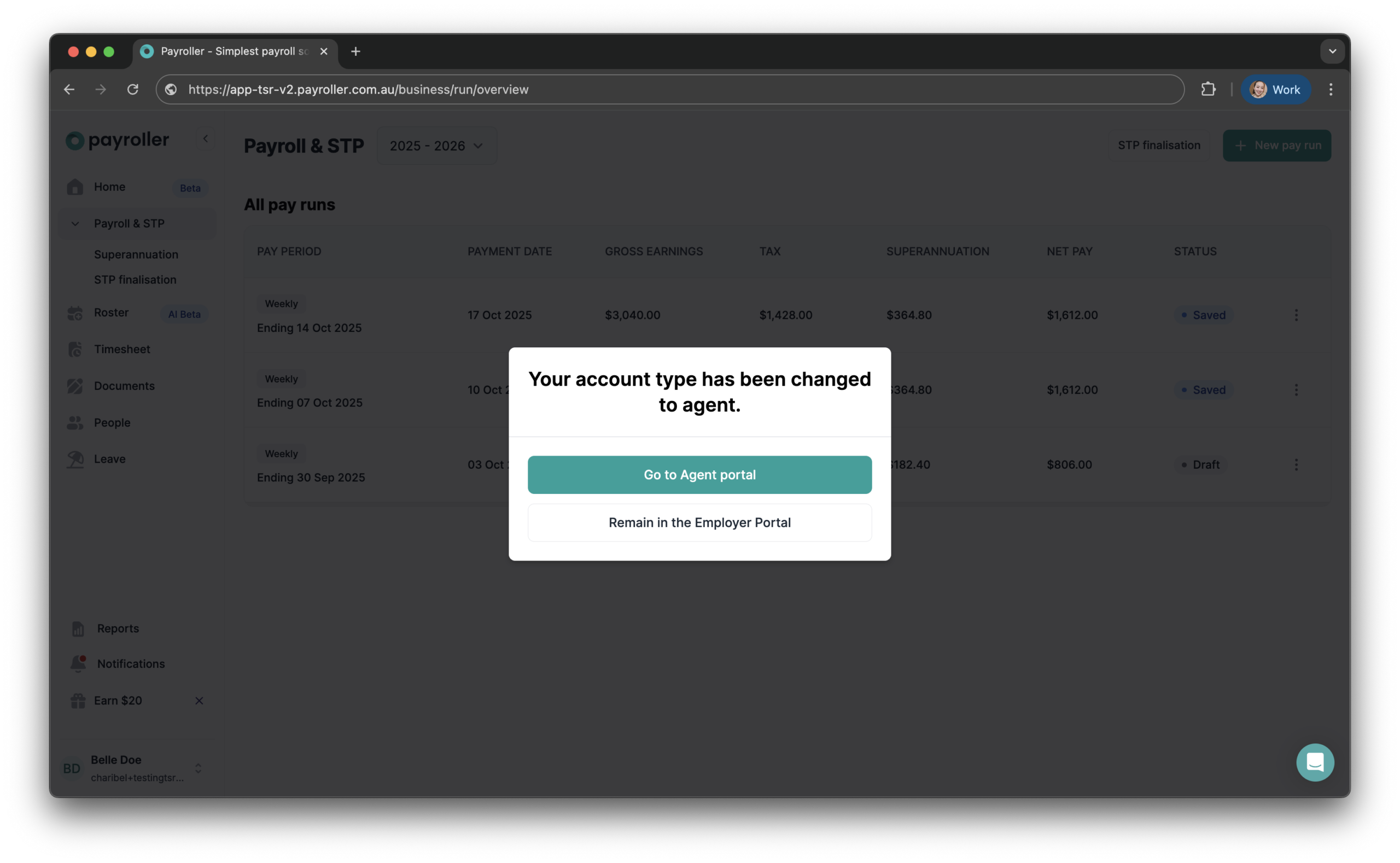 Agent Account - Changing your employer account to an Agent Account - 5