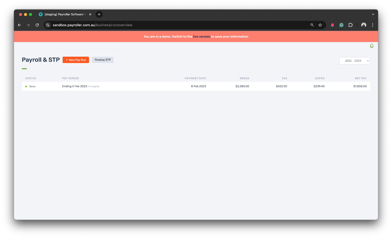 Quick Overview - Try Payroller using our Demo Version - 7