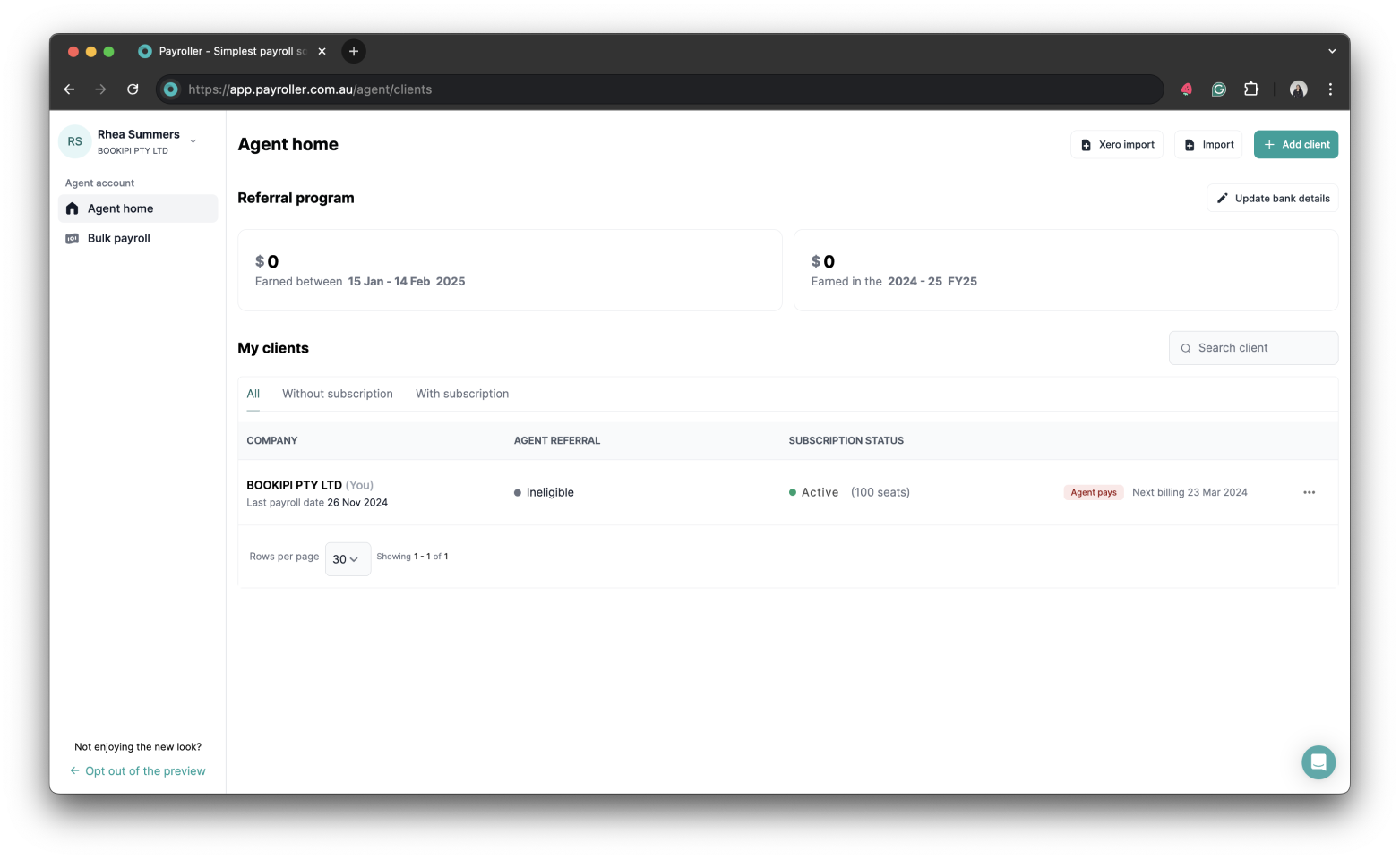 Quick Overview - Adding clients as agents - 18