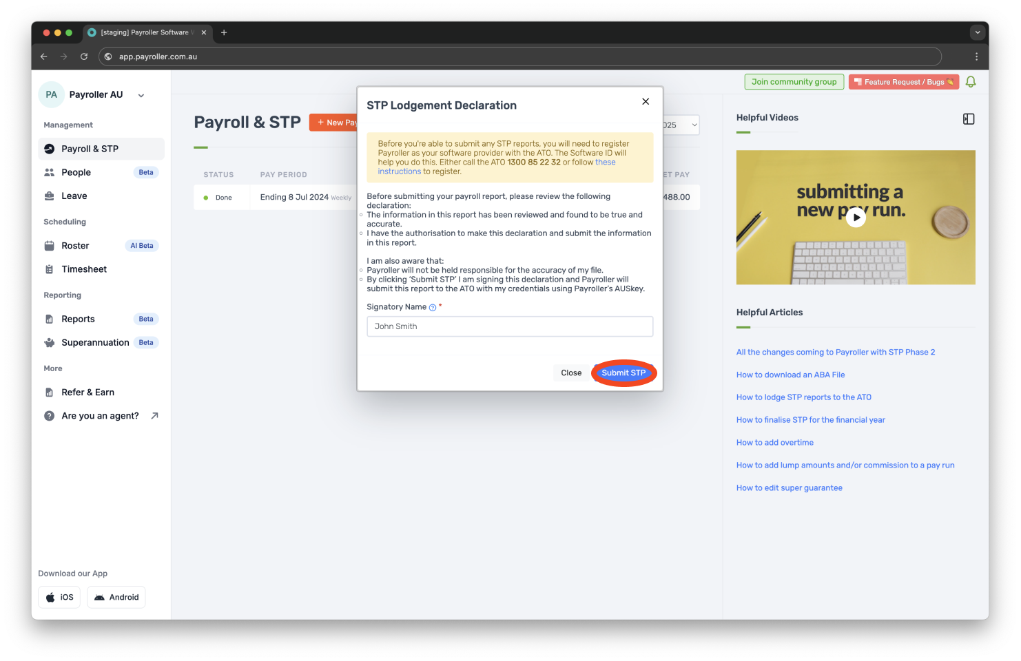 Single Touch Payroll Guide - Submitting STP to the ATO - 3