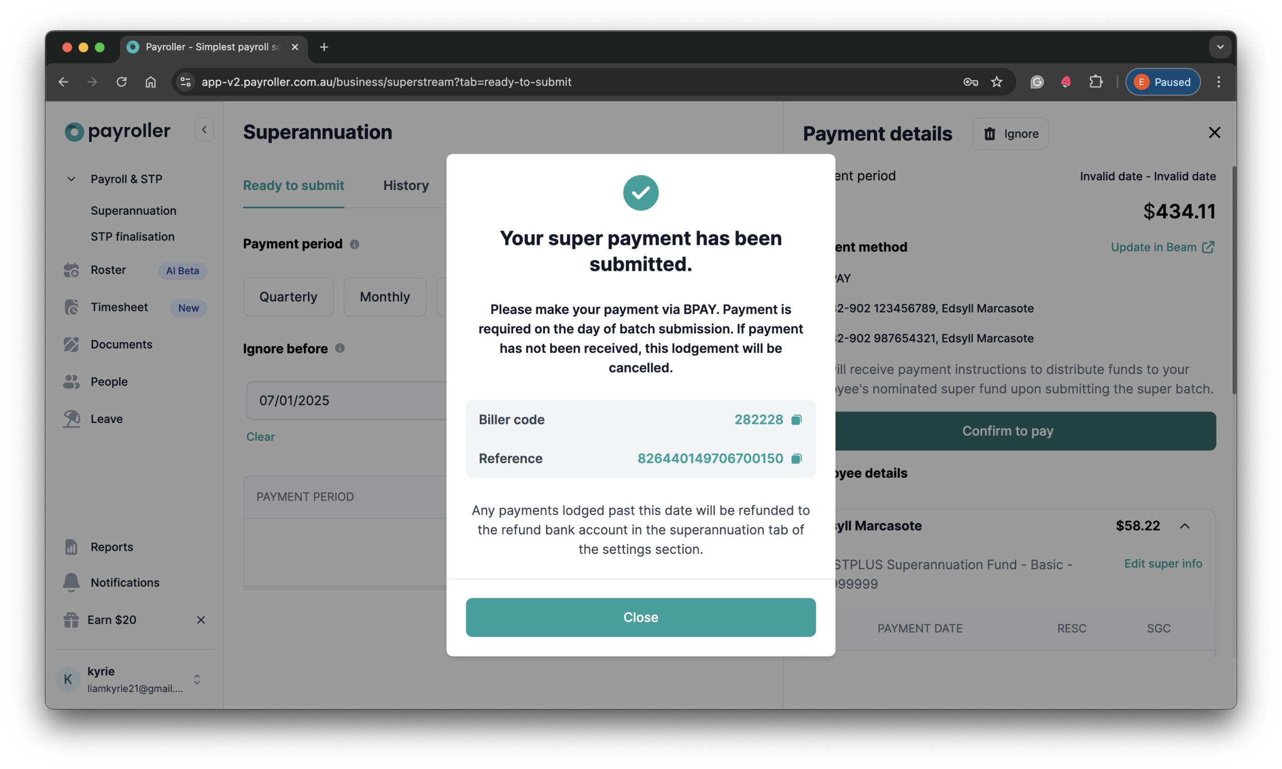 Superannuation Resources - How to submit a super payment - 12