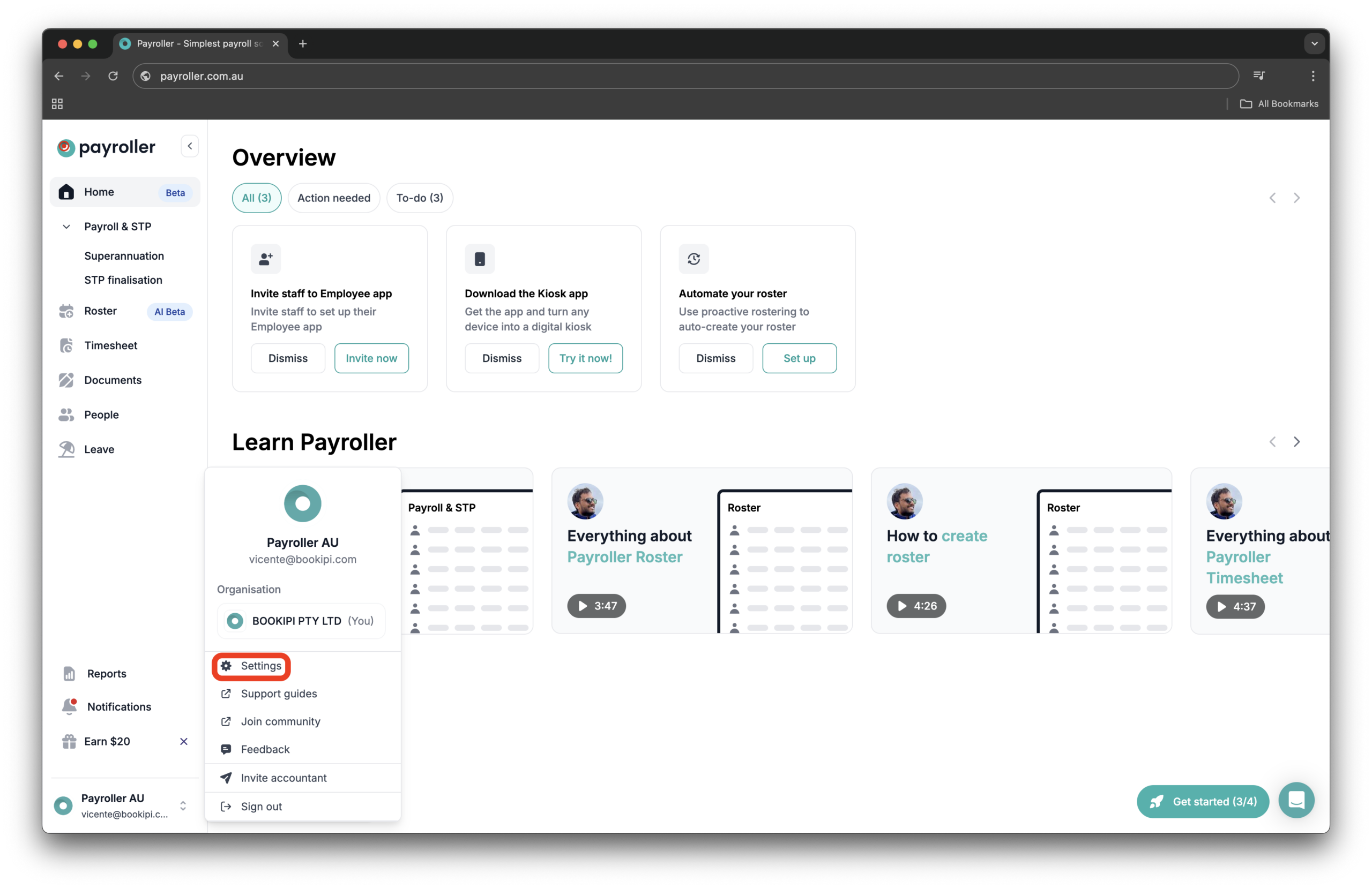 Payroller Employer Subscriptions - Updating your card details for your subscription - 2